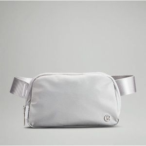 NWT Lululemon Everywhere Belt Bag 1L Silver Drop White Same Day Shipping Fast